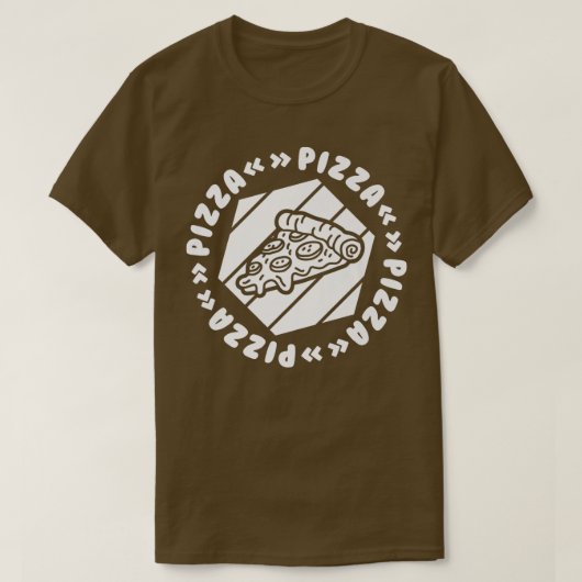 Pizza Lover Premium  Tシャツ (デザイン正面)