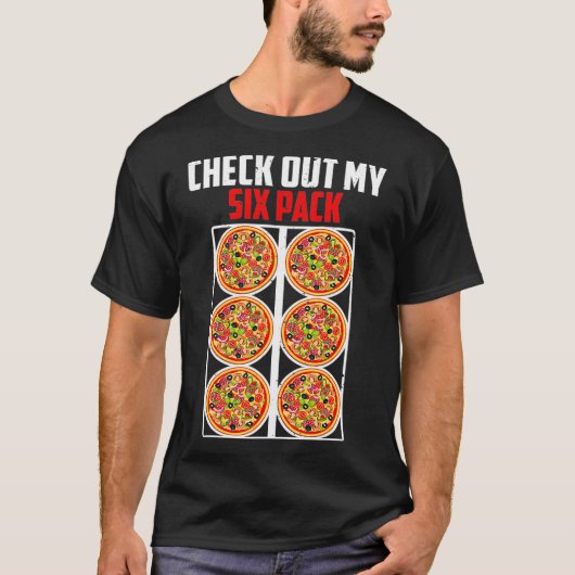 Pizza Lover Shirt Italian Pizza Delivery Maker Six Tシャツ (正面)