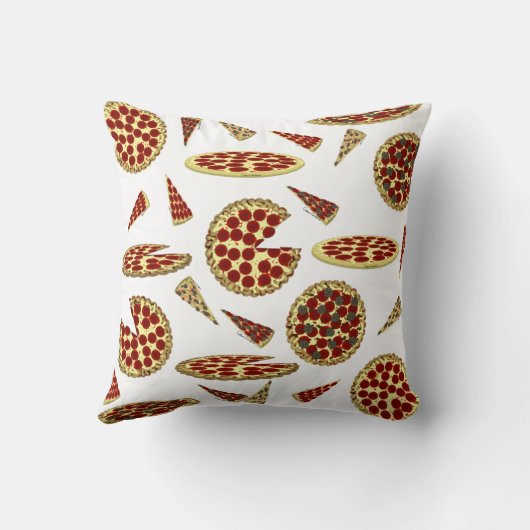 Pizza Lover's Pattern クッション (裏面)