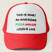 pizza maker, awesome キャップ (正面)