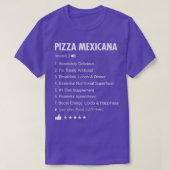 Pizza Meicana Definition Meaning Funny  Tシャツ (デザイン正面)