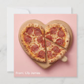 Pizza My Heart Valentine’s Day シーズンカード (正面)