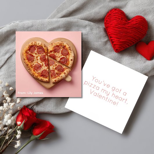 Pizza My Heart Valentine’s Day シーズンカード