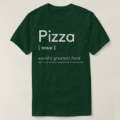 Pizza Noun  Tシャツ (デザイン正面)