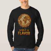 Pizza Overload Planet Tシャツ (正面)
