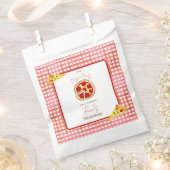 Pizza Party Any Age Birthday フェイバーバッグ (クリップ留めされた状態)