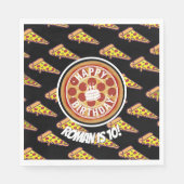 Pizza Party Birthday Decor | Fun Pizza Slice Theme スタンダードランチョンナプキン (正面)