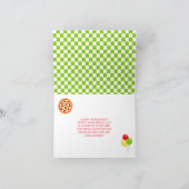 Pizza Party Birthday Party カード (内部)