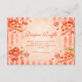 Pizza Party Diapper Raffle エンクロージャーカード (正面)