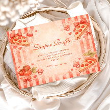 Pizza Party Diapper Raffle