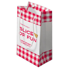 Pizza Party Kids Birthday スモールペーパーバッグ