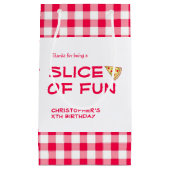 Pizza Party Kids Birthday スモールペーパーバッグ (正面)