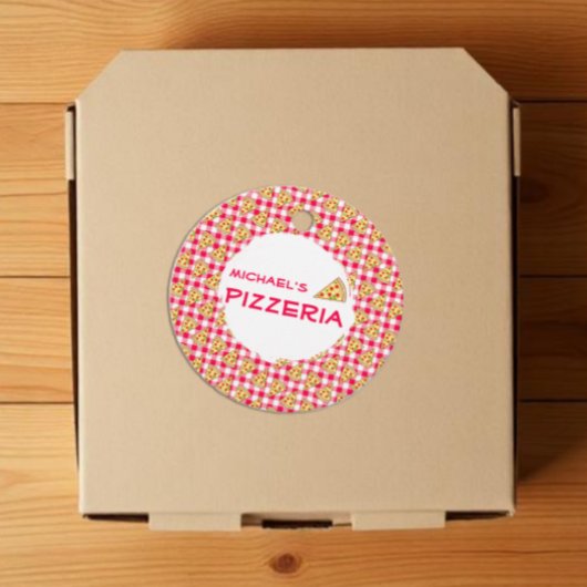 Pizza Party Kids Birthday フェイバータグ
