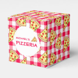 Pizza Party Kids Birthday フェイバーボックス