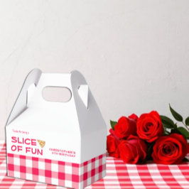 Pizza Party Kids Birthday フェイバーボックス