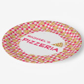Pizza Party Kids Birthday ペーパープレート (アングル)