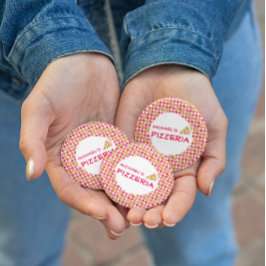 Pizza Party Kids Birthday 缶バッジ