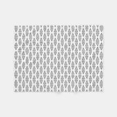 Pizza Pattern Blanket フリースブランケット (正面(横))