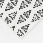 Pizza Pattern Blanket フリースブランケット (角)