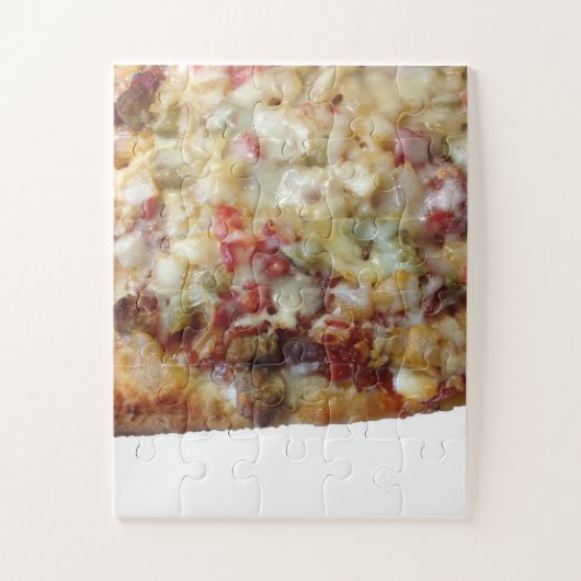 Pizza Picture Jigsaw Puzzle Large Pieces ジグソーパズル (縦)
