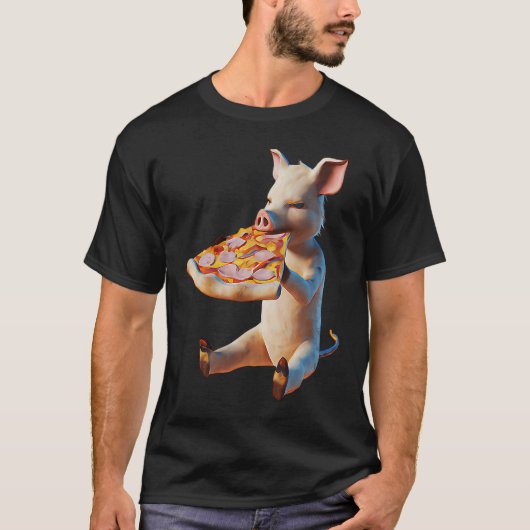 Pizza Pig Tシャツ (正面)