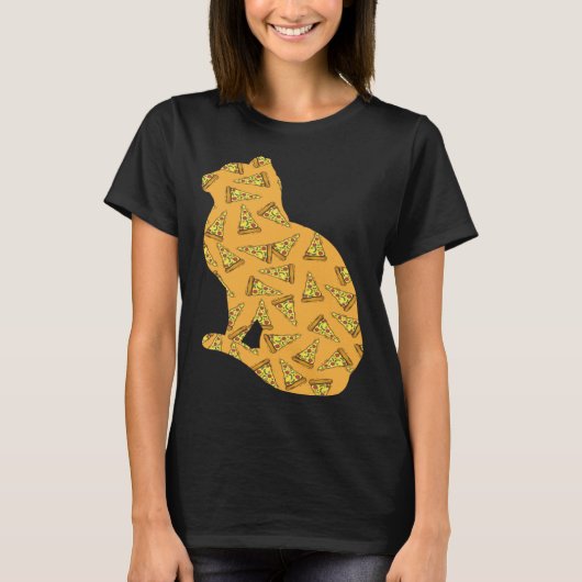 Pizza  Pizzaiolo Pizza Cat Tシャツ (正面)
