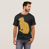 Pizza  Pizzaiolo Pizza Cat Tシャツ (正面フル)