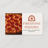 Pizza Pizzeria Restaurant Catering Service Photo 名刺 (正面)