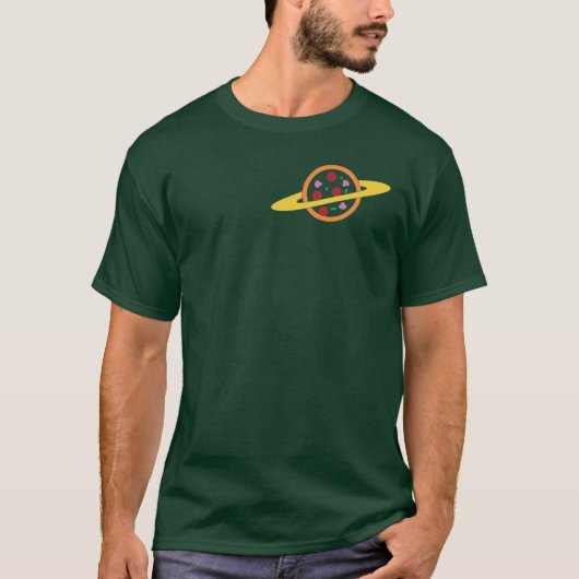 Pizza Planet制服が面白い Tシャツ (正面)