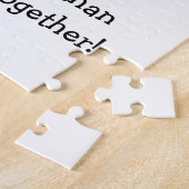 Pizza Puzzle with Funny Quote ジグソーパズル (側面)