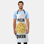 PIZZA QUEEN LADIES KITCHEN APRONS エプロン (着用した状態)