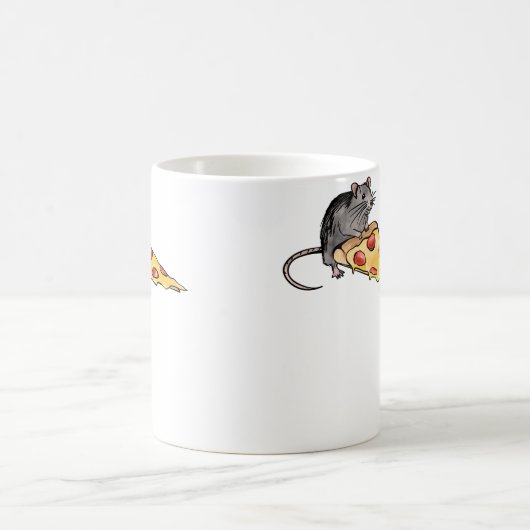 Pizza Rat コーヒーマグカップ (中央)