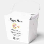 Pizza restaurant cafe pizzeria scan QR code order  フェイバーボックス (正面)