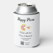 Pizza restaurant cafe pizzeria scan QR code order  缶クーラー (缶裏面)