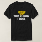 Pizza Rolls Gift Funny Cheese Snack  Tシャツ (デザイン正面)