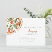 Pizza Slice of Fun Birthday Invitation 招待状 (スタンド正面)