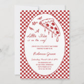 Pizza Special Delivery Baby Shower 招待状 (正面)