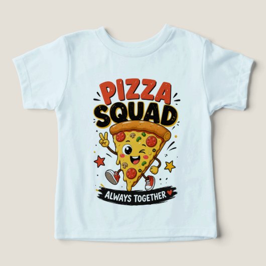 Pizza Squad | かわいいピザの友達の面白いマグカップ (デザイン正面)