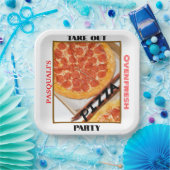 Pizza Take Out Party NAME ペーパープレート (パーティー)