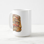 Pizza Time Funny Mug – Cute Pizza Lover Coffee Cup コーヒーマグカップ (正面左)