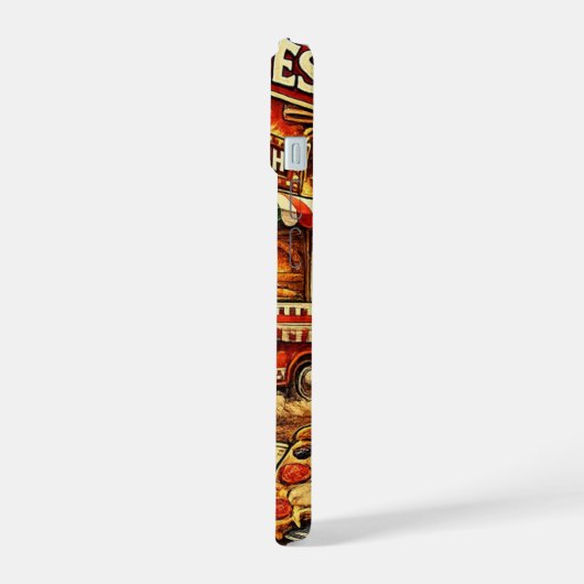 Pizza Time Funny Phone Case – Pizza Lover Design iPhone 15ケース (左側面)