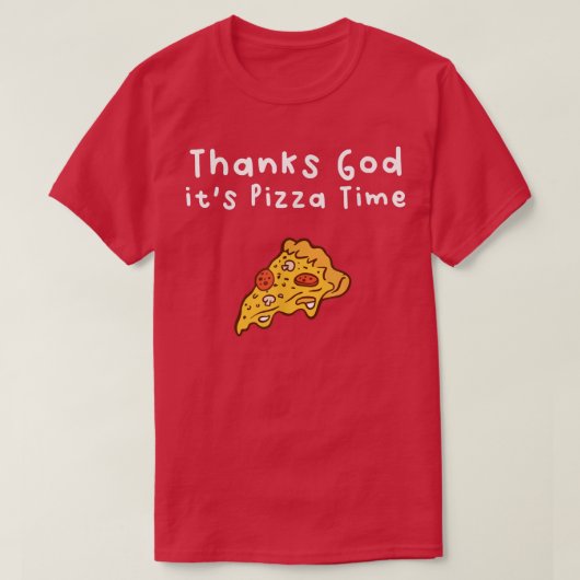 Pizza Time T-Shirt Tシャツ (デザイン正面)