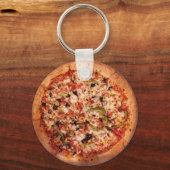 Pizza with the Works キーホルダー (正面)
