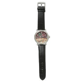 Pizza Wrist Watch – Hot Fresh Pizza Fun Timepiece 腕時計 (フラット)