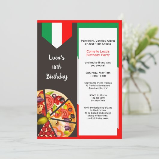 Pizza Your Wayへの招待 招待状 (スタンド正面)