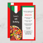 Pizza Your Wayへの招待 招待状 (正面/裏面)