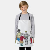 PIZZÁNIMOS / PIZZÀNIMS エプロン (着用した状態)