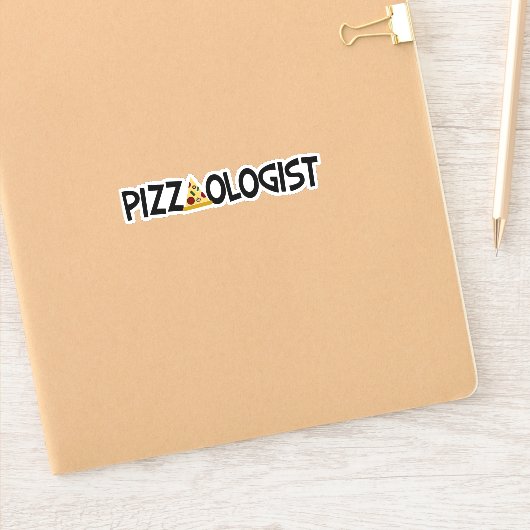 Pizzaologist - Pizza おもしろい Sticker シール (ノートブック)