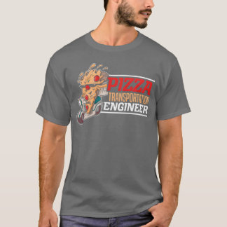Pizzaransportation Engineer Food Delivery Guy vint Tシャツ