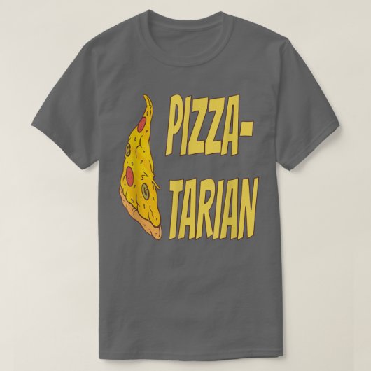 Pizzatarian Pizza Fan Fast Food Funny Pizza Lover Tシャツ (デザイン正面)